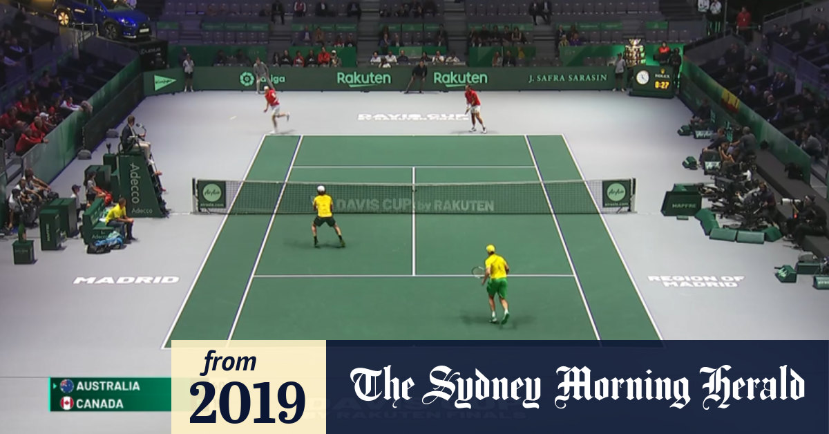 Video Davis Cup Highlights Australia v Canada Doubles Quarter Finals